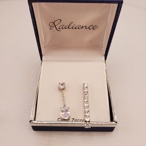 NIB Radiance CZ Dangle Earrings